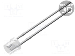 Phototransistor; 3mm; λp max: 550nm; Lens: transparent; 70mW