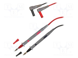 Set of test leads; Inom: 10A; Len: 1.2m; insulated; Quan: 2pcs.