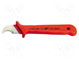 Knife; for electricians; Conform to: VDE; insulated