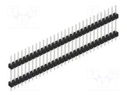 Connector: pin strips; pin header; male; PIN: 30; 2.54mm; THT; 1x30