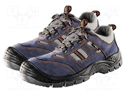 Shoes; Size: 39; blue-gray; chamois; oils,slip,solvent