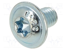 Screw; M5x8; Head: button; Torx®; TX25; steel; zinc