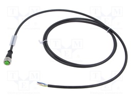 Cable: for sensors/automation; M12; PIN: 5; straight; 1.5m; plug