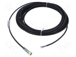 Cable: for sensors/automation; M8; PIN: 3; straight; 10m; plug; 4A