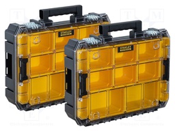 Collective; with partitions; black; FATMAX®; 440x337x119mm; 2pcs.