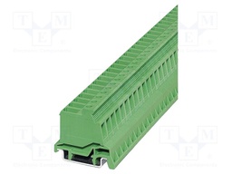 DIN rail connector, nominal cross section: 4 mm?, color: gre