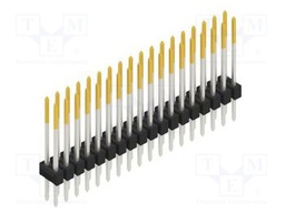 Connector: pin strips; pin header; male; PIN: 36; 2.54mm; THT; 2x18