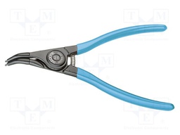 Pliers; for circlip; external; 19÷60mm; Pliers len: 180mm; angular