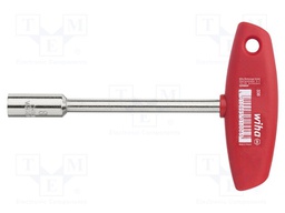 Key; square,socket spanner; #8; Chrom-vanadium steel