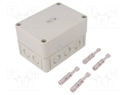 Enclosure: multipurpose; X: 94mm; Y: 130mm; Z: 81mm; TK PS; grey; IP66