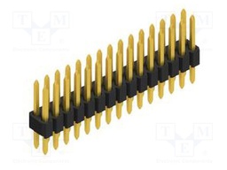 Connector: pin strips; pin header; male; PIN: 30; 1.27mm; THT; 2x15