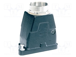 Enclosure: for HDC connectors; Han® HPR; size 6B; for cable; M40