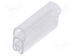 Markers for cables and wires; 2.5÷5mm; PVC; transparent; PT+