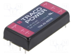 Converter: DC/DC; 40W; Uin: 38÷75V; Uout: 15VDC; Uout2: -15VDC; 2"x1"