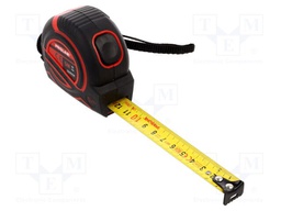 Measuring tape; L: 5m; Width: 19mm; strengthened construction