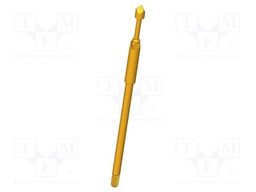 Test needle; Operational spring compression: 4mm; 5A; Ø: 2mm; 1.5N