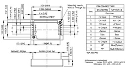 Converter: DC/DC; 100W; Uin: 12÷160V; Uout: 54VDC; Iout: 1.85A; 66g