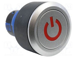 Switch: vandal resistant; Pos: 2; DPDT; 3A/250VAC; IP65; ON-(ON)