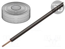 Wire; stranded; Cu; 0.14mm2; PVC; dark brown; 60V; 10m