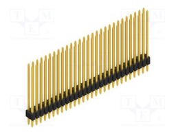 Connector: pin strips; pin header; male; PIN: 56; 1.27mm; THT; 2x28