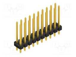 Connector: pin strips; pin header; male; PIN: 20; 2.54mm; THT; 2x10