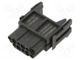 Connector: HDC; module; female; C146,heavy|mate F; PIN: 12; 250V