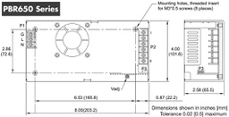 Power supply: switched-mode; Mounting: for building in