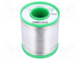 Soldering wire; Sn99,3Cu0,7; 1mm; 1000g; lead free; Package: reel