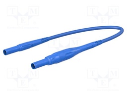 Connection cable; PVC; 1m; blue; 8A; 1kV; Cond.cross sec: 1mm2