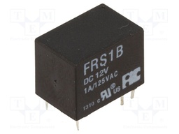 Relay: electromagnetic; SPDT; Ucoil: 12VDC; 1A/125VAC; 1A/30VDC