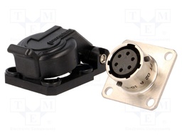 Connector: circular; PT; socket; female; PIN: 6; external bayonet