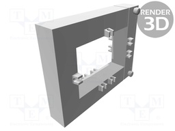 Current transformer; Series: DM; I AC: 1500A; 17VA; 142x50x184mm