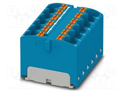 Splice terminal: rail; 32A; 450V; push-in; PA; L: 21.7mm; 0.2÷6mm2