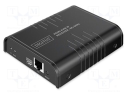 HDMI extender; DC socket,HDMI socket,USB A socket x2; metal