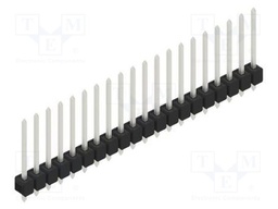 Connector: pin strips; pin header; male; PIN: 20; 2.54mm; THT; 1x20