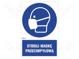 Safety sign; regulatory; Mat: self-adhesive folie; W: 200mm