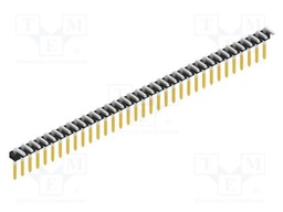 Connector: pin strips; pin header; male; PIN: 34; 2.54mm; THT; 1x34