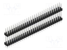 Connector: pin strips; pin header; male; PIN: 58; 2.54mm; THT; 2x29