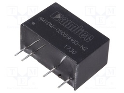 Converter: DC/DC; 1W; Uin: 4.5÷5.5V; 5VDC; Iout: 200mA; SIP7; 2.3g
