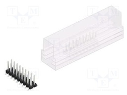 Connector: pin strips; pin header; male; PIN: 18; 2.54mm; SMT; 2x9