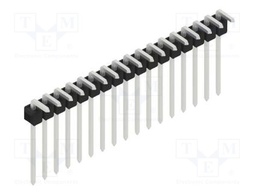 Connector: pin strips; pin header; male; PIN: 17; 2.54mm; THT; 1x17