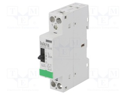 Contactor: 1-pole installation; NO; 24VAC; 20A; DIN; IKA-R