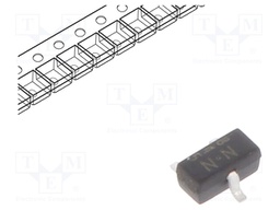 Transistor: N-MOSFET; unipolar; 60V; 0.3A; 150mW; SC75