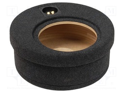 Car loudspeaker enclosure; MDF; gray melange; textil; 15l; 250mm