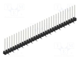 Connector: pin strips; pin header; male; PIN: 31; 2.54mm; SMT; 1x31