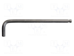 Wrench; inch,hex key,spherical; HEX 5mm; Overall len: 111mm; long