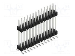 Connector: pin strips; pin header; male; PIN: 26; 2.54mm; SMT; 2x13