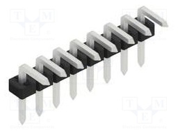 Connector: pin strips; pin header; male; PIN: 8; 2mm; THT; 1x8; 100V