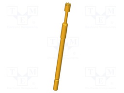 Test needle; Operational spring compression: 4mm; 5A; Ø: 2mm; 0.6N