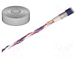 Wire: data transmission; chainflex® CF11; 4x2x0,14mm2; TPE; blue